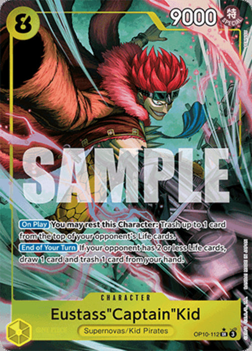 Eustass"Captain"Kid (OP10-112) (V.2) OP10 Alternate Art Englisch
