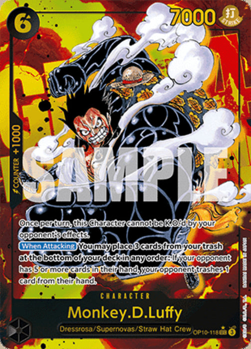 Monkey.D.Luffy (OP10-118) (V.2) OP10 Alternate Art Englisch