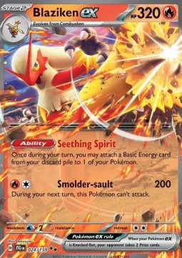 Blaziken ex JTG-024 Double Rare Englisch