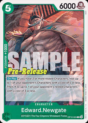 Edward.Newgate (OP10-024) OP10P Common Englisch