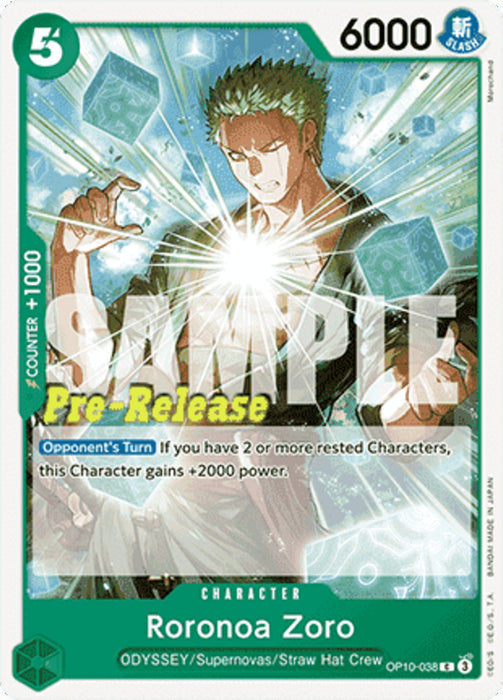 Roronoa Zoro (OP10-038) OP10P Common Englisch