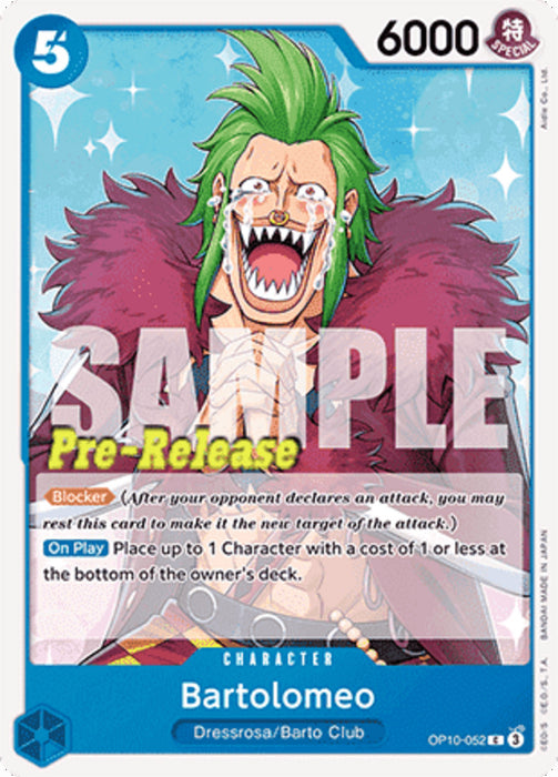 Bartolomeo (OP10-052) OP10P Common Englisch