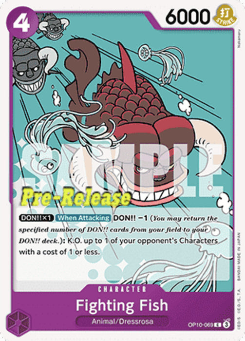 Fighting Fish (OP10-069) OP10P Common Englisch