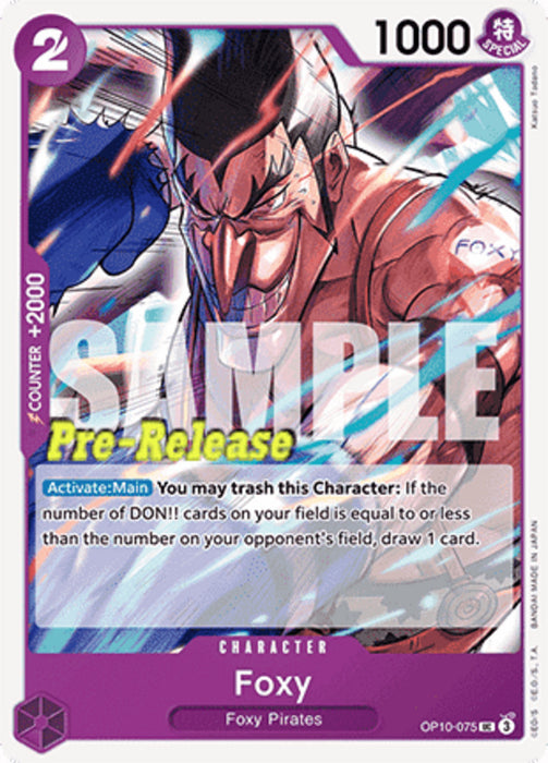 Foxy (OP10-075) OP10P Uncommon Englisch