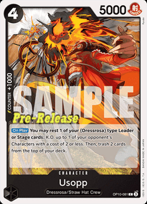 Usopp (OP10-081) OP10P Common Englisch