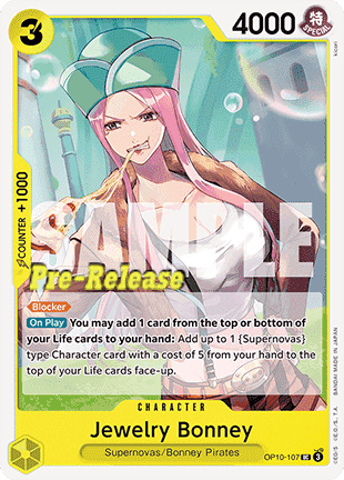 Jewelry Bonney (OP10-107) OP10P Uncommon Englisch