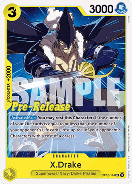 X.Drake (OP10-114) OP10P Uncommon Englisch