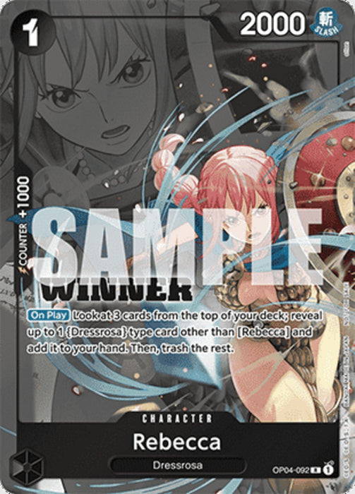 Rebecca (OP04-092) (V.2) UP Rare Englisch