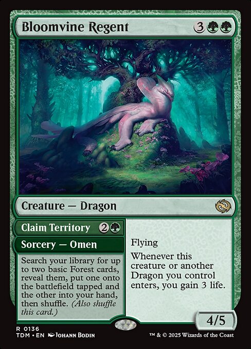 Magic: Bloomvine Regent // Claim Territory