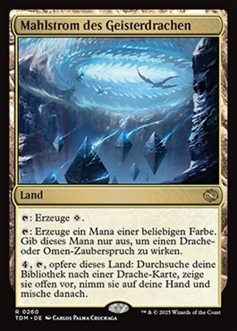 Mahlstrom des Geisterdrachen TDM-260 Rare Deutsch