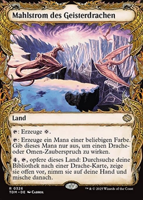 Mahlstrom des Geisterdrachen XTDM-326 Rare Deutsch