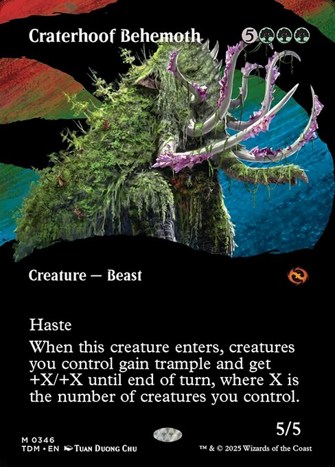 Magic: Craterhoof Behemoth
