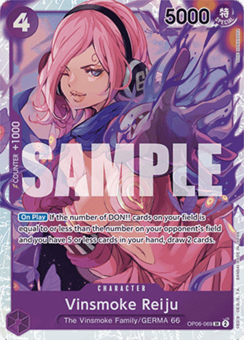 Vinsmoke Reiju (OP06-069) (V.1) PRB01 Super Rare Englisch