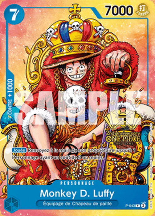 Monkey.D.Luffy (P-043) (V.3) P Promo Englisch