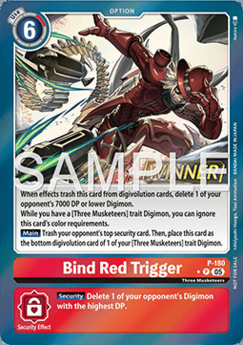 Bind Red Trigger (P-180) OTPE Alternative Art Englisch