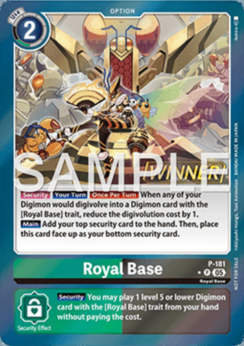 Royal Base (P-181) OTPE Alternative Art Englisch
