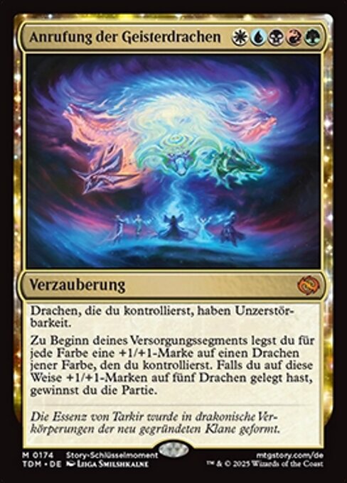 Anrufung der Geisterdrachen TDM-174 Mythic Deutsch