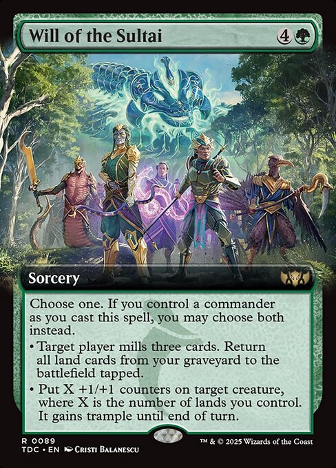 Will of the Sultai XTDC-89 Rare Englisch