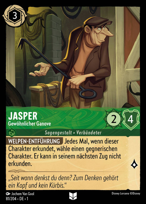 Jasper - Gewöhnlicher Ganove 1TFC-081 Uncommon Deutsch