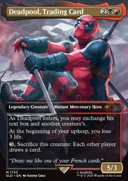 Deadpool, Trading Card SLDMVL-1753 Mythic Englisch
