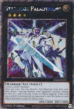 Starliege Paladynamo (V.1) RA04-EN193 Platinum Secret Rare Englisch