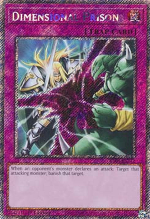Dimensional Prison (V.1) RA04-FR132 Platinum Secret Rare Französisch