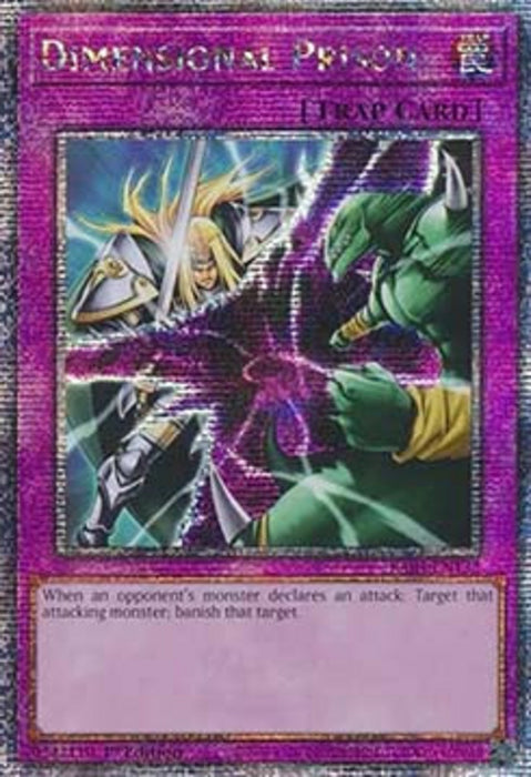 Dimensional Prison (V.2) RA04-FR132 Quarter Century Secret Rare Französisch