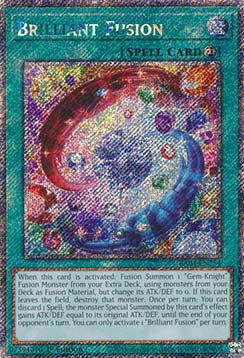 Brilliant Fusion (V.1) RA04-EN254 Platinum Secret Rare Englisch