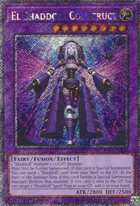 El Shaddoll Construct (V.1) RA04-EN229 Platinum Secret Rare Englisch
