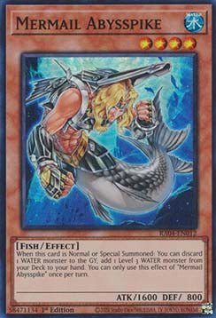 Mermail Abysspike (V.1) RA04-EN012 Super Rare Englisch