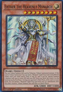 Ehther the Heavenly Monarch (V.1) RA04-FR018 Super Rare Französisch