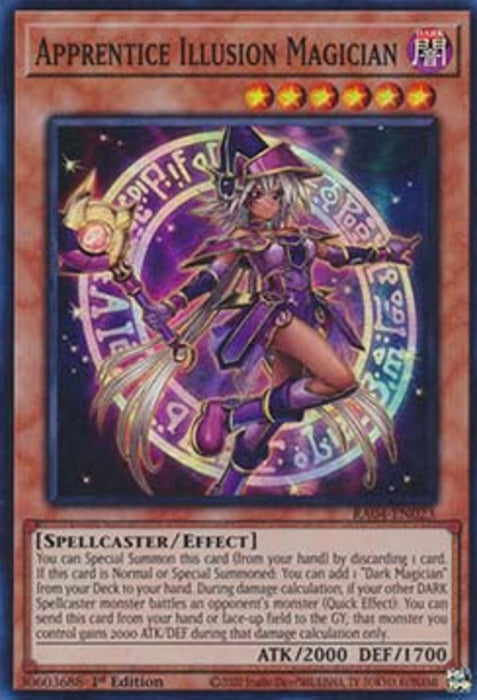 Apprentice Illusion Magician (V.1) RA04-EN023 Super Rare Englisch