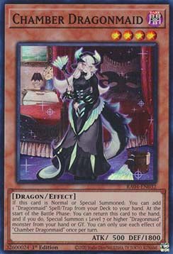 Chamber Dragonmaid (V.1) RA04-FR032 Super Rare Französisch