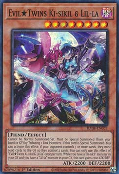 EvilTwins Ki-sikil & Lil-la (V.1) RA04-EN037 Super Rare Englisch