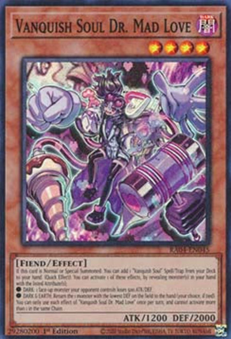 Vanquish Soul Dr. Mad Love (V.1) RA04-FR045 Super Rare Französisch