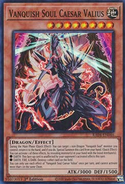 Vanquish Soul Caesar Valius (V.1) RA04-FR046 Super Rare Französisch