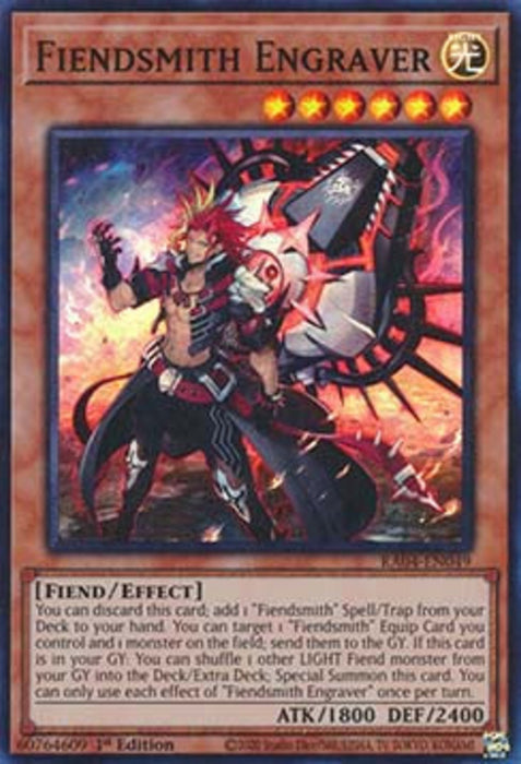 Fiendsmith Engraver (V.1) RA04-FR049 Super Rare Französisch