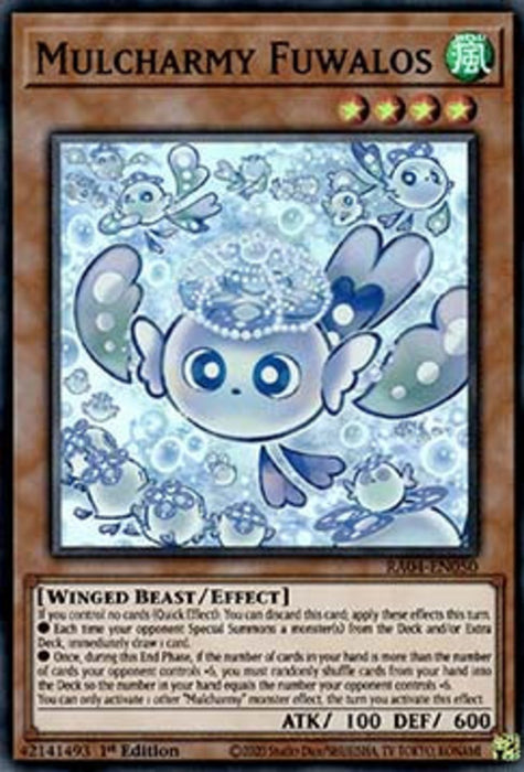 Mulcharmy Fuwalos (V.1) RA04-EN050 Super Rare Englisch