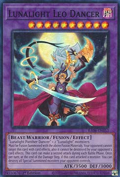 Lunalight Leo Dancer (V.1) RA04-EN053 Super Rare Englisch