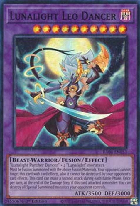 Lunalight Leo Dancer (V.1) RA04-FR053 Super Rare Französisch