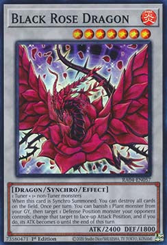 Black Rose Dragon (V.1) RA04-EN057 Super Rare Englisch