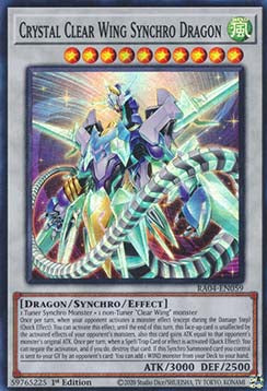 Crystal Clear Wing Synchro Dragon (V.1) RA04-FR059 Super Rare Französisch