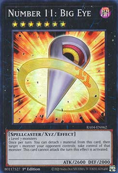 Number 11: Big Eye (V.1) RA04-EN062 Super Rare Englisch