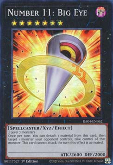 Number 11: Big Eye (V.1) RA04-FR062 Super Rare Französisch