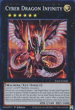 Cyber Dragon Infinity (V.1) RA04-EN068 Super Rare Englisch