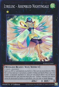 Lyrilusc - Assembled Nightingale (V.1) RA04-FR069 Super Rare Französisch