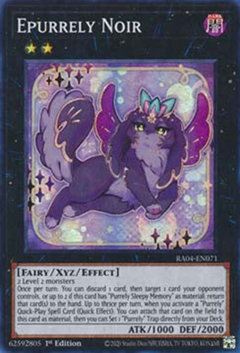Epurrely Noir (V.1) RA04-FR071 Super Rare Französisch
