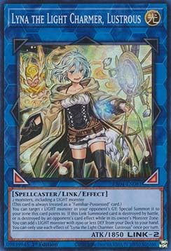 Lyna the Light Charmer, Lustrous (V.1) RA04-FR081 Super Rare Französisch