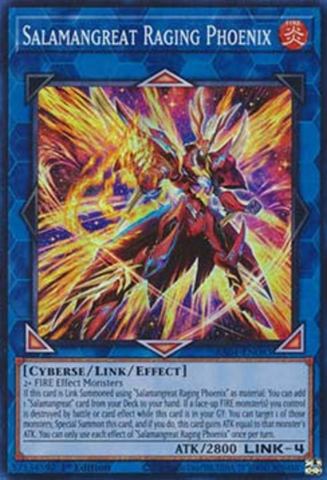 Salamangreat Raging Phoenix (V.1) RA04-EN083 Super Rare Englisch