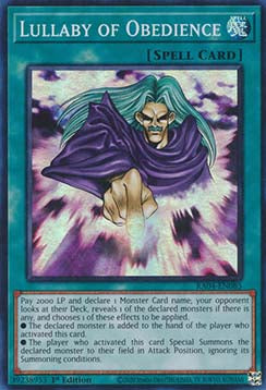 Lullaby of Obedience (V.1) RA04-FR085 Super Rare Französisch